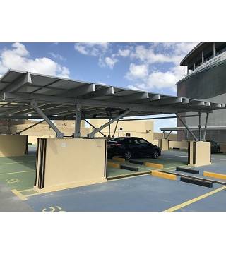 알루미늄 PV caport 장착 시스템 브래킷 두바이 280kw
